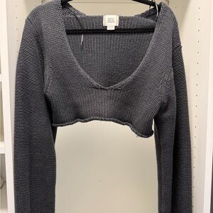Urban outfitters cropped knit sweater